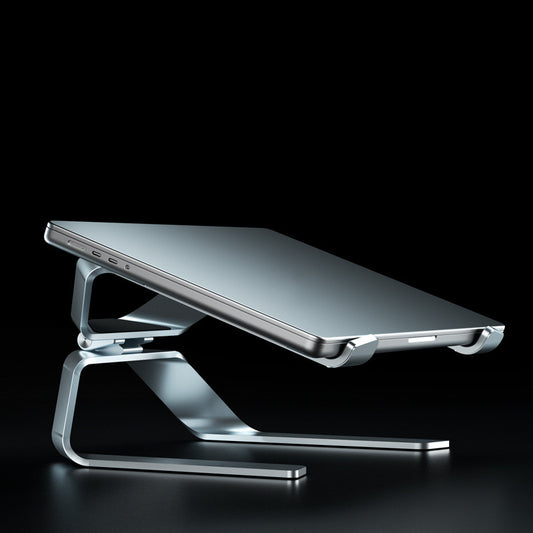 Adjustable Vertical Aluminum Laptop Stand – Space-Saving Dock for Desk & Office